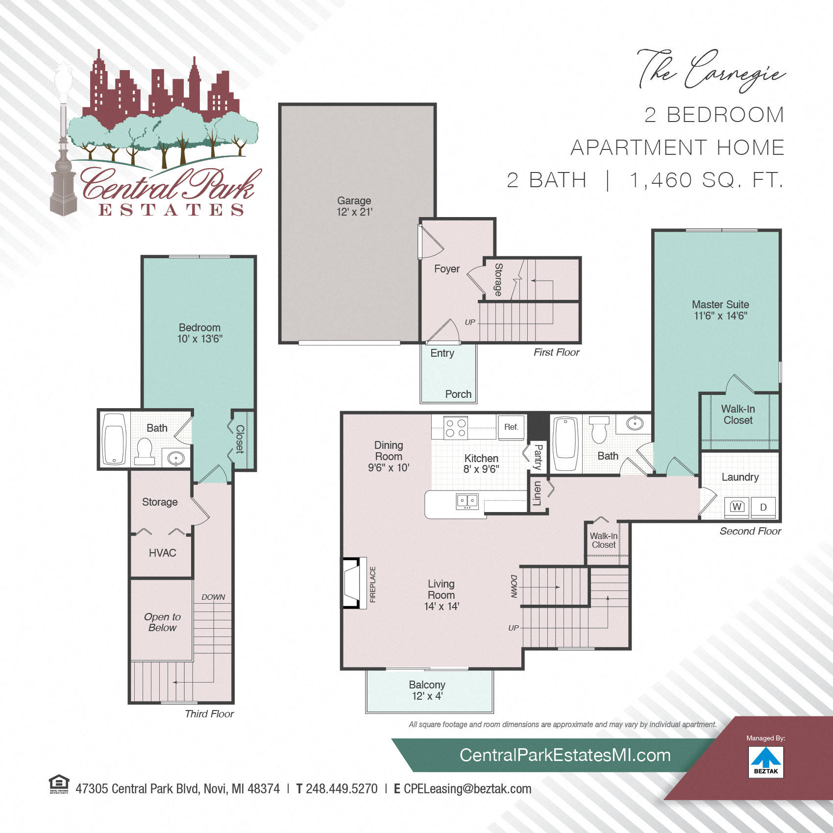 The Carnegie floor plan